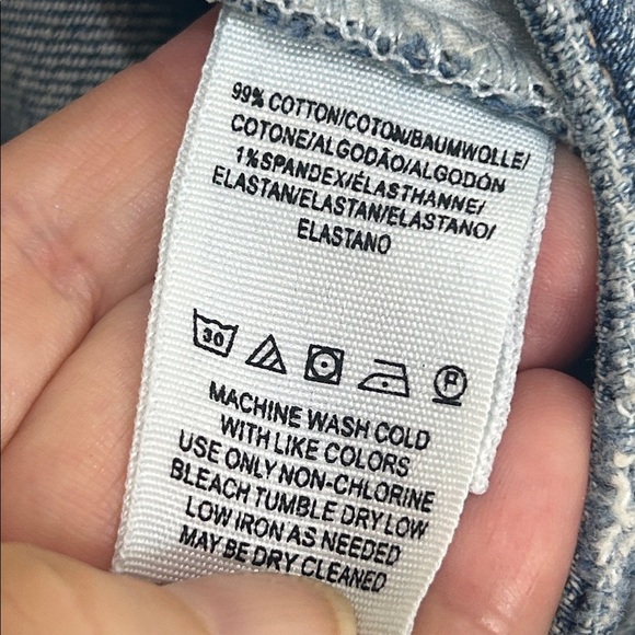 FREE PEOPLE Wide Leg High Rise Cropped Button-Fly Jeans Size 30 - Picture 9 of 14